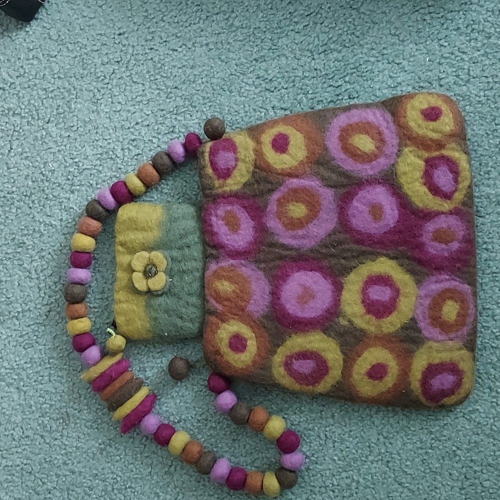 Rising Tide wool bag set